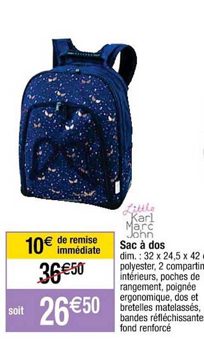 sac à dos little karl marc john