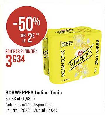 schweppes indian tonic