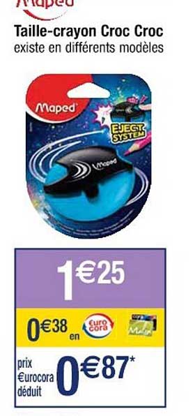 taille-crayon croc croc maped