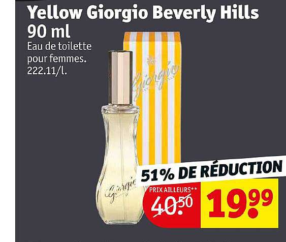 yellow girogio beverly hills 90 m l$