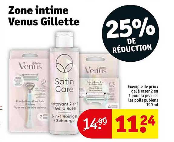 Zone Intime Venus Gillette