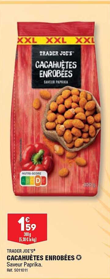 Cacahuètes Enrobées Trader Joe's