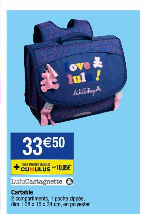 cartable lulu castagnette