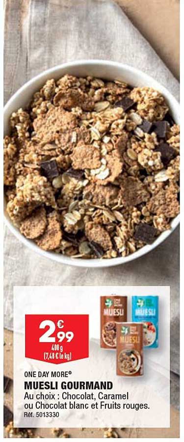 muesli gourmand one day more