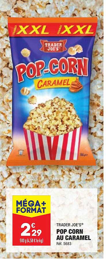pop corn au caramel trader joe's