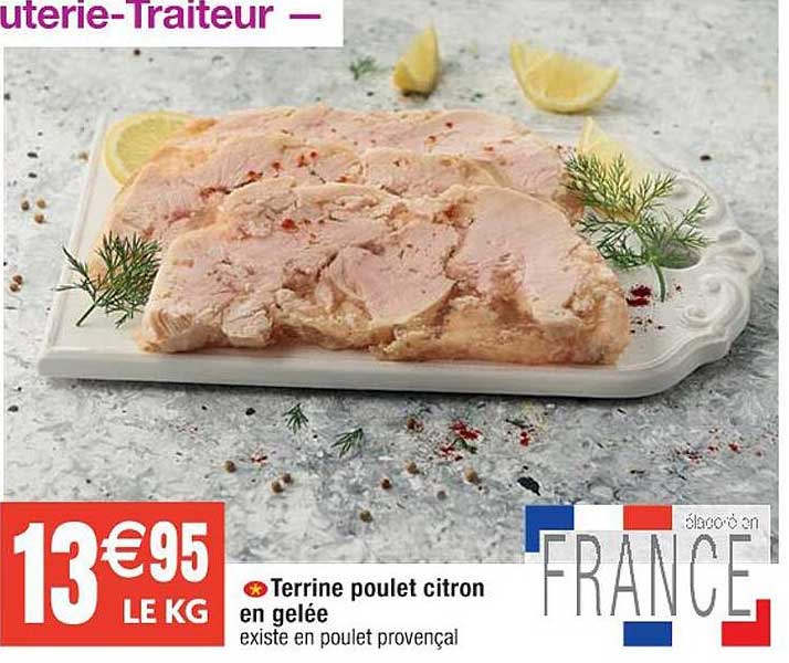 Terrine Poulet Citron En Gelée