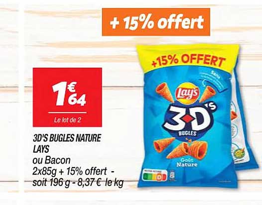 3d's Bugles Nature Lay's