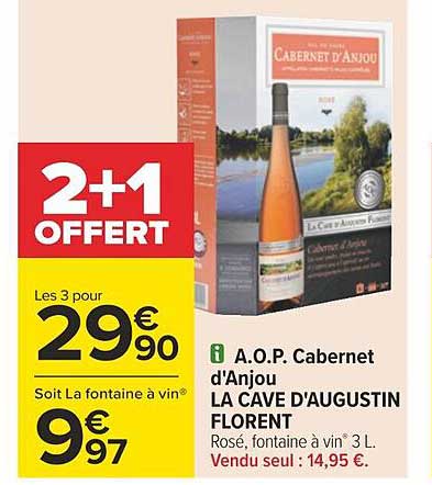 a.o.p. cabernet d'anjou la cave d'augustin florent