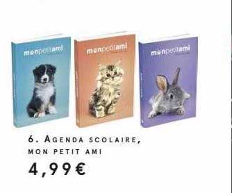 agenda scolaire mon petit ami