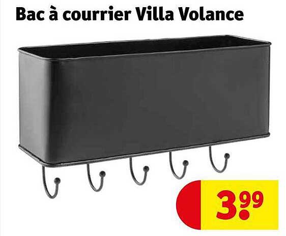 bac à courrier villa volance