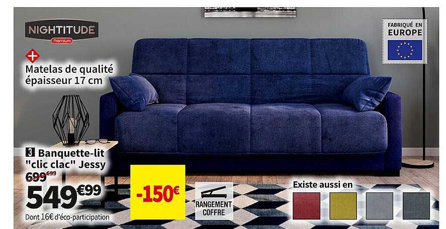 banquette-lit "clic clac" jessy nightitude