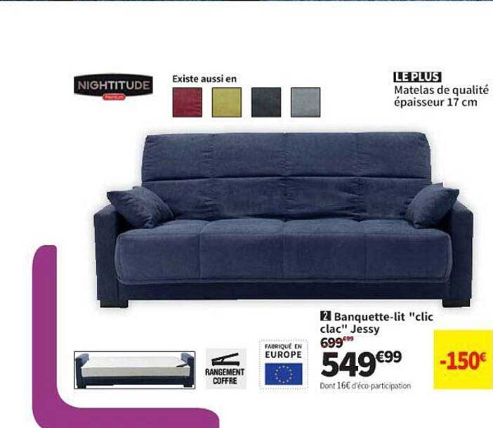 banquette-lit "clic clac" jessy nightitude