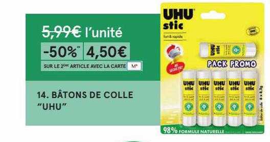 Bâtons De Colle "uhu"