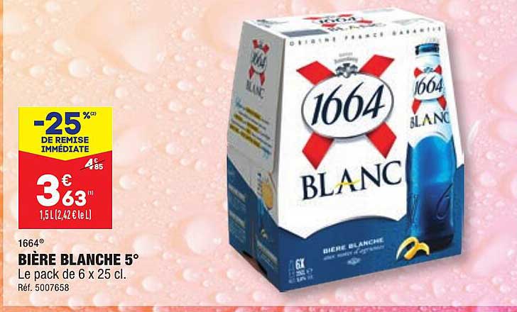 Bière Blanche 5° 1664