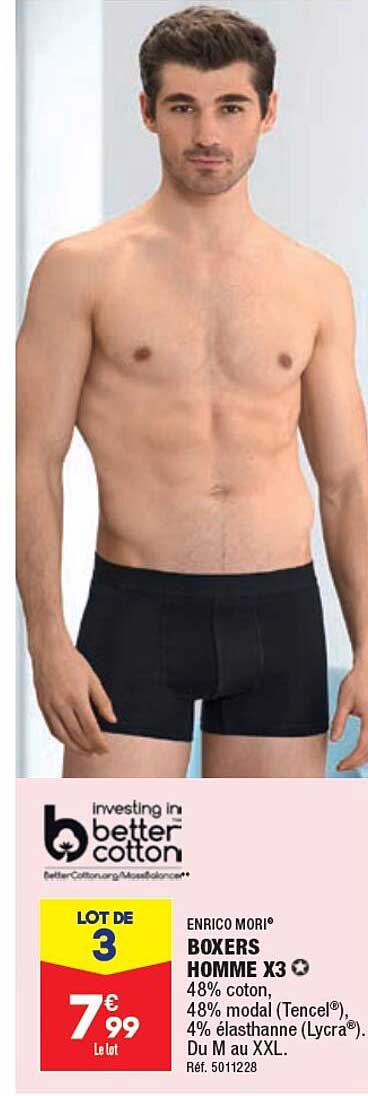 Boxers Homme Enrico Mori