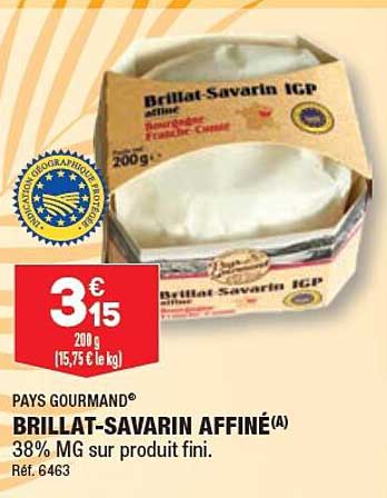 brillat-savarin affiné pays gourmand