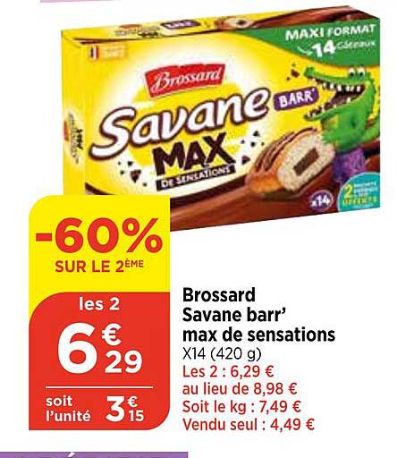 brossard savane barr' max de sensations