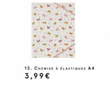 Chemise à élastiques A4