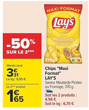 Chips "maxi Format" Lay's