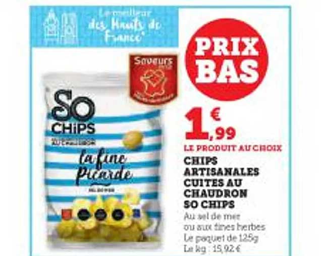 Chips Artisanales Cuites Au Chaudron So Chips