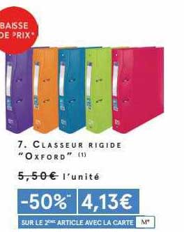 Classeur Rigide "oxford"