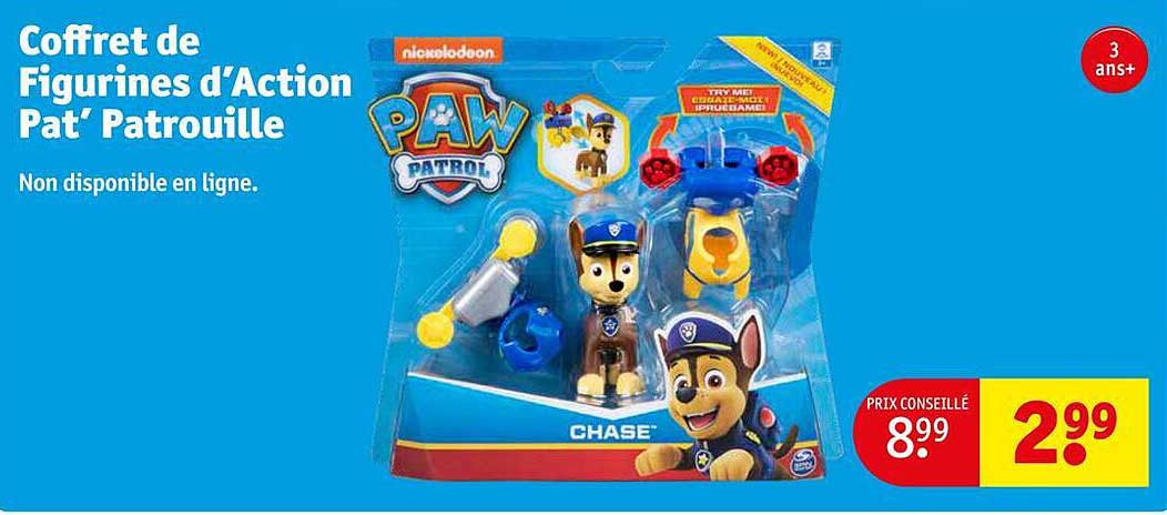 coffret de figurines d'action pat' patrouille
