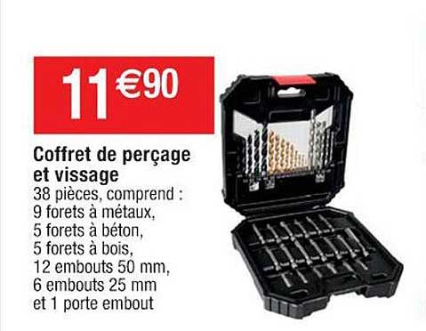 coffret de perçage et vissage