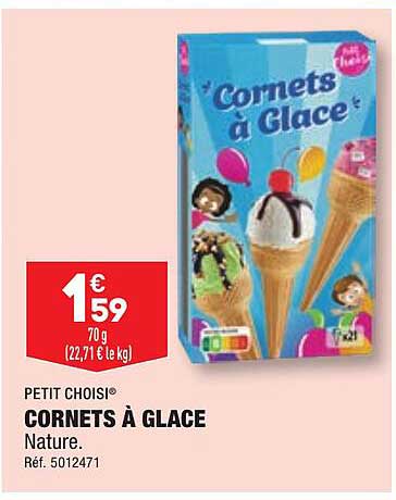 Cornets à Glace Petit Choisi