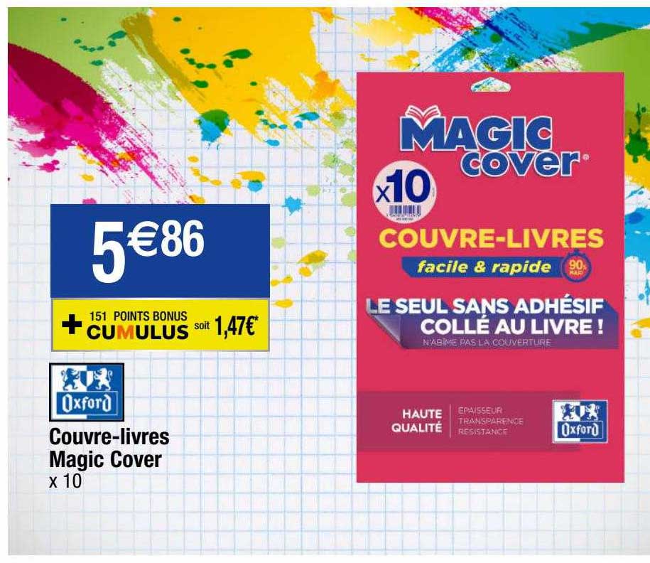 couvre-livres magic cover oxford