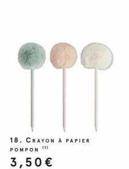 Crayon à Papier Pompon