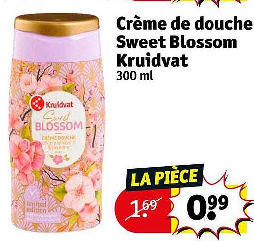 crème de douche sweet blossom kruidvat