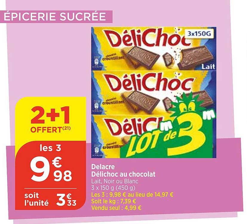 Delacre Délichoc Au Chocolat