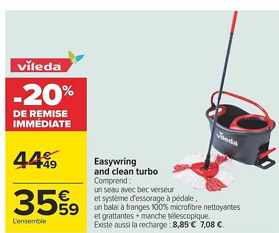 easywring and clean turbo vileda