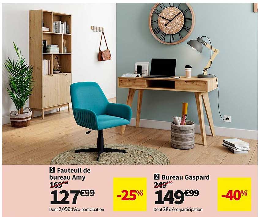 Fauteuil De Bureau Amy, Bureau Gaspard