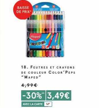 Feutres Et Crayons De Couleur Color'peps "maped"