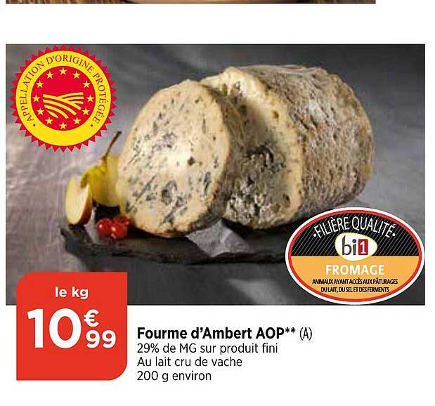 fourme d'ambert aop