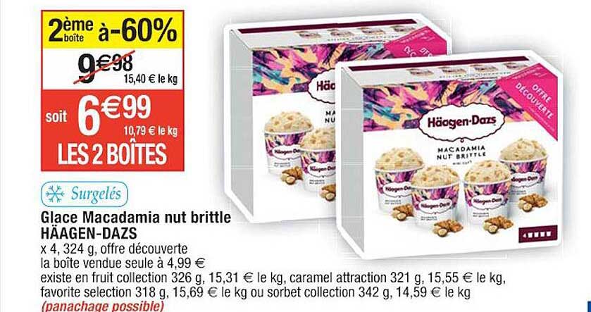 glace macadamia nut brittle häagen-dazs