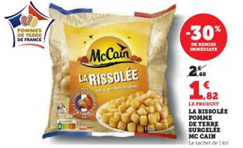 la rissolée pomme de terre surgelée mc cain