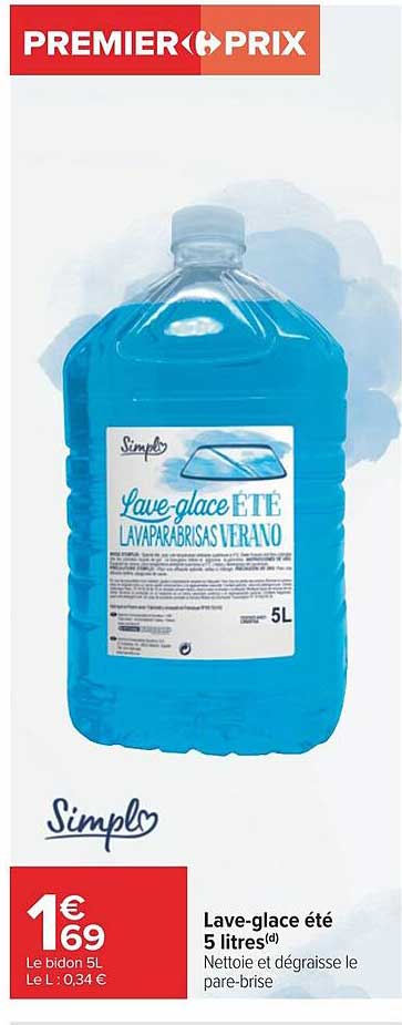 lave-glace été 5 litres simpl