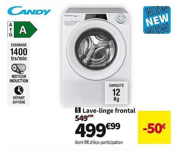lave-linge frontal candy