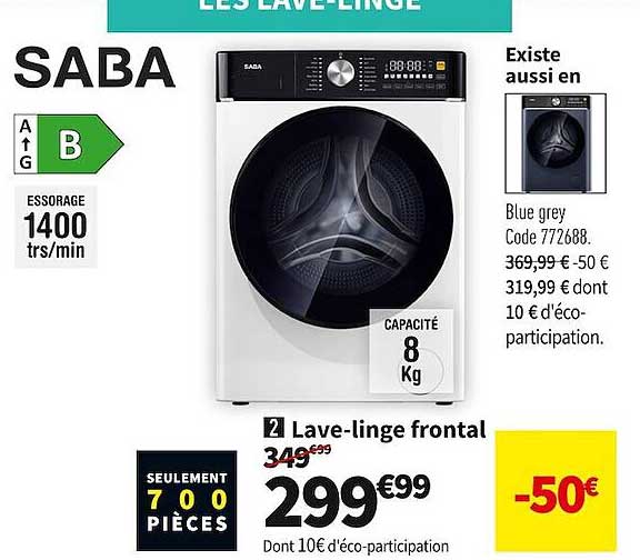 Lave-linge Frontal Saba