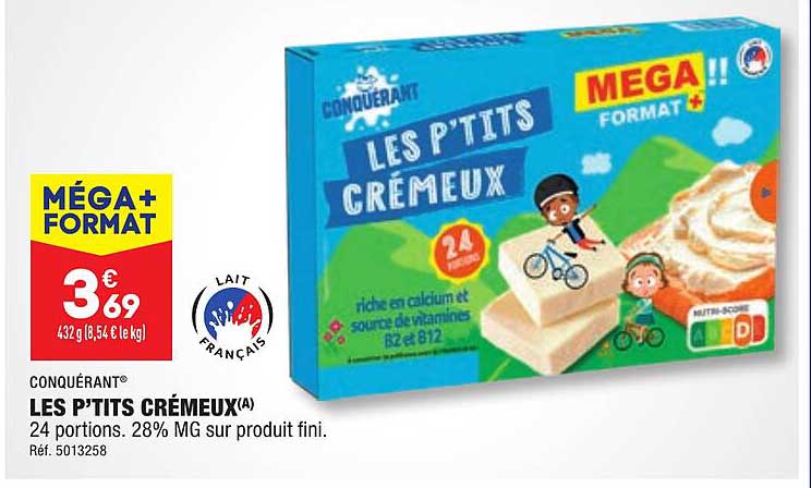 les p'tits crémeux conquérant