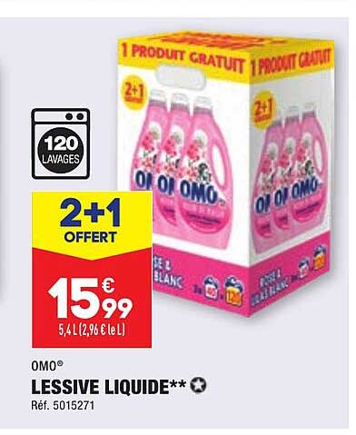 Lessive Liquide Omo