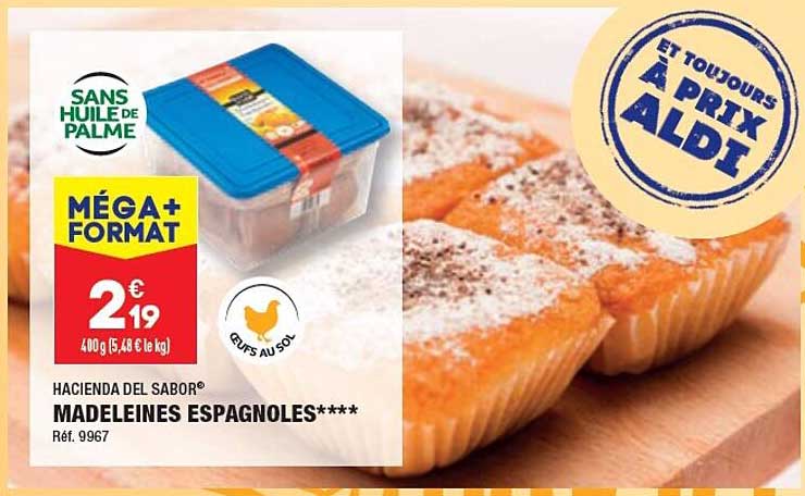 madeleines espagnoles hacienda del sabor