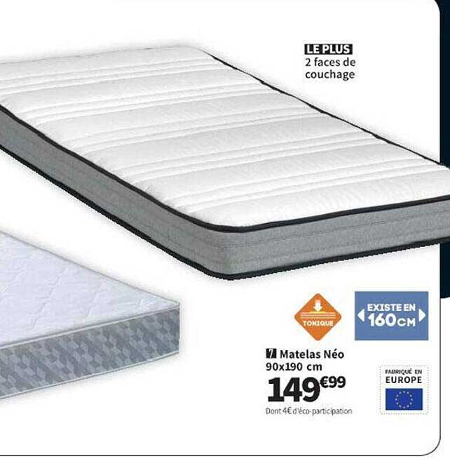Matelas Néo 90 X 190 Cm