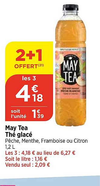 may tea thé glacé