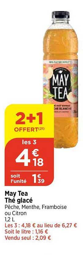 may tea thé glacé
