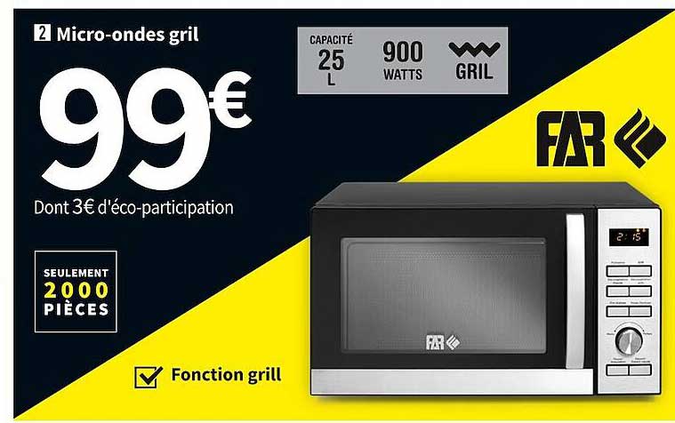 micro-ondes gril far