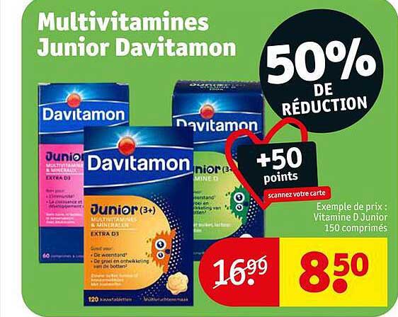 Multivitamines Junior Davitamon