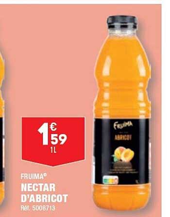 nectar d'abricot fruima